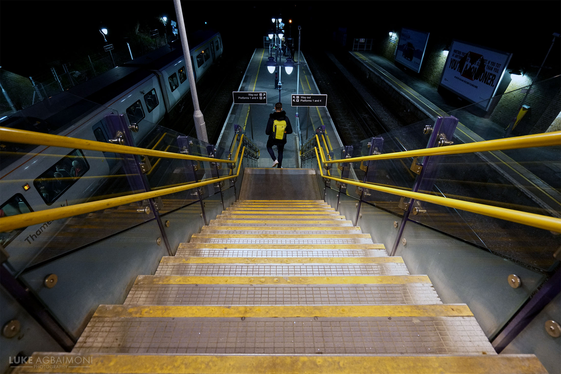 Denmark Hill Station London Photography Tube Mapper