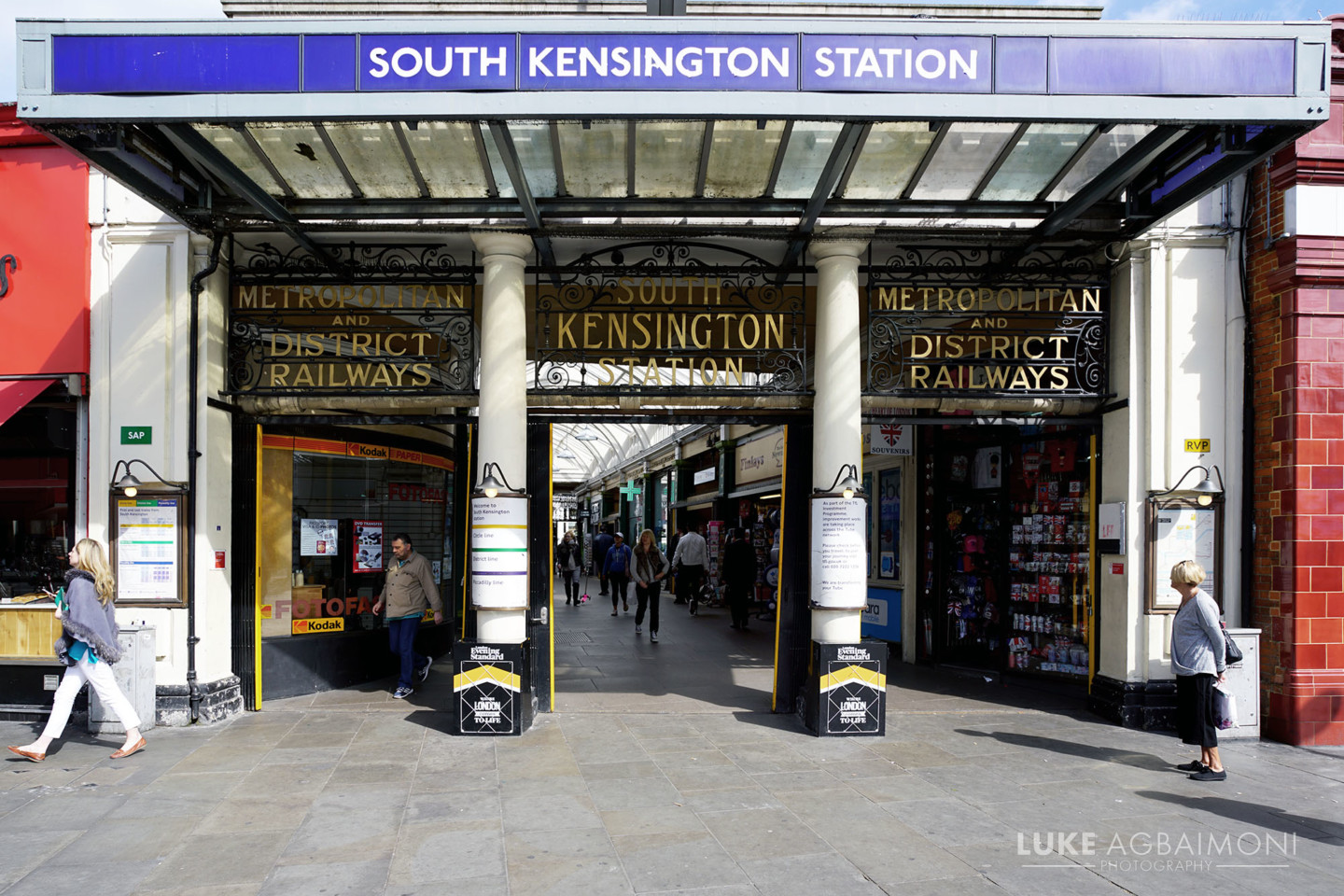 South Kensington Station London Photography Tubemapper