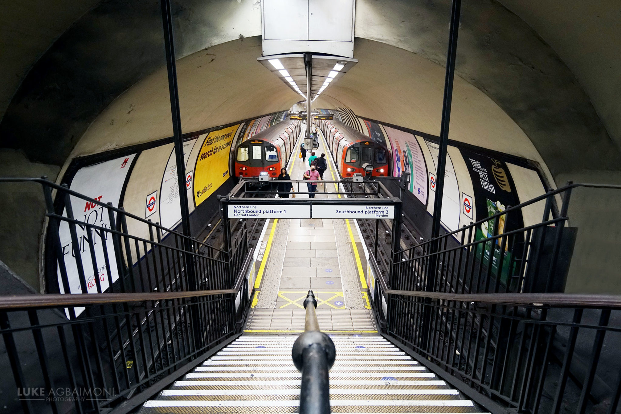 Clapham North Station Photography - Tube Mapper