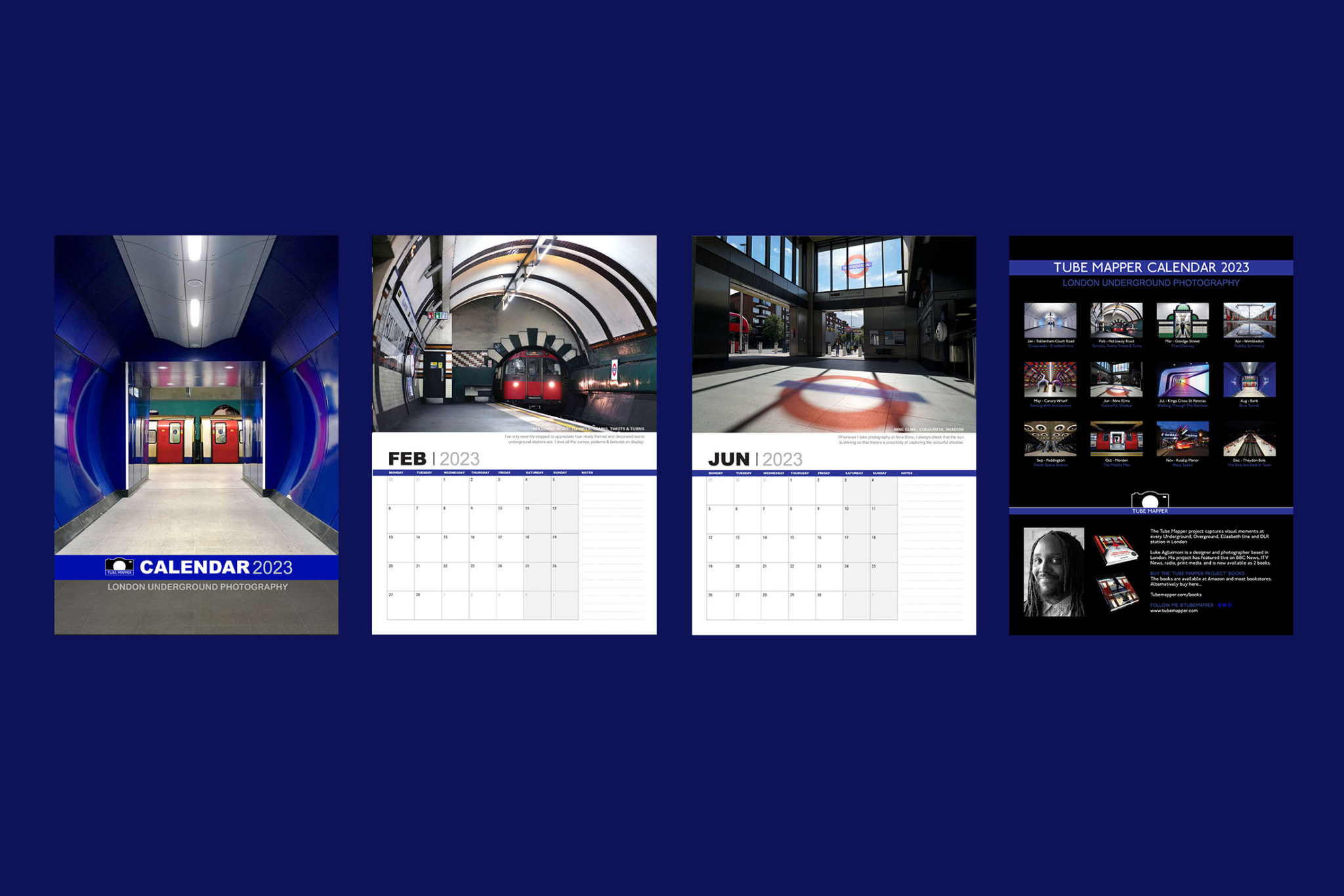 Buy London Underground 2023 Calendar Tube Mapper