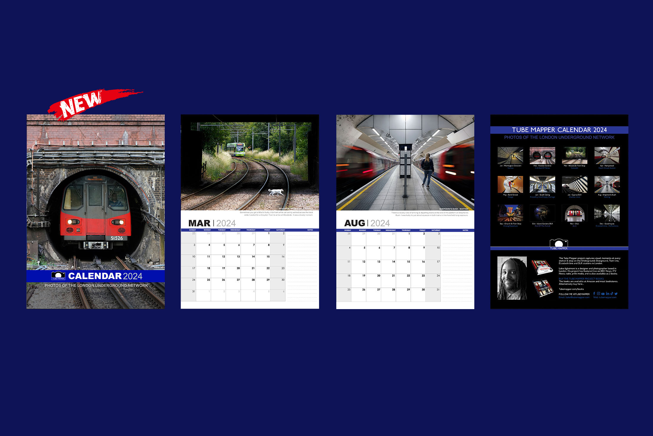 Buy London Underground 2024 Calendar - Tube Mapper