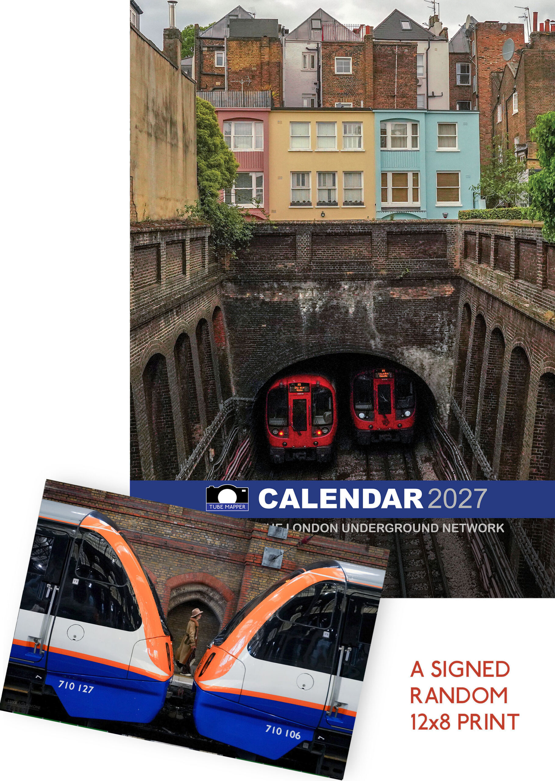 2027 Calendar + Random Signed 12x8 Print – Limited Stock! - Image 1